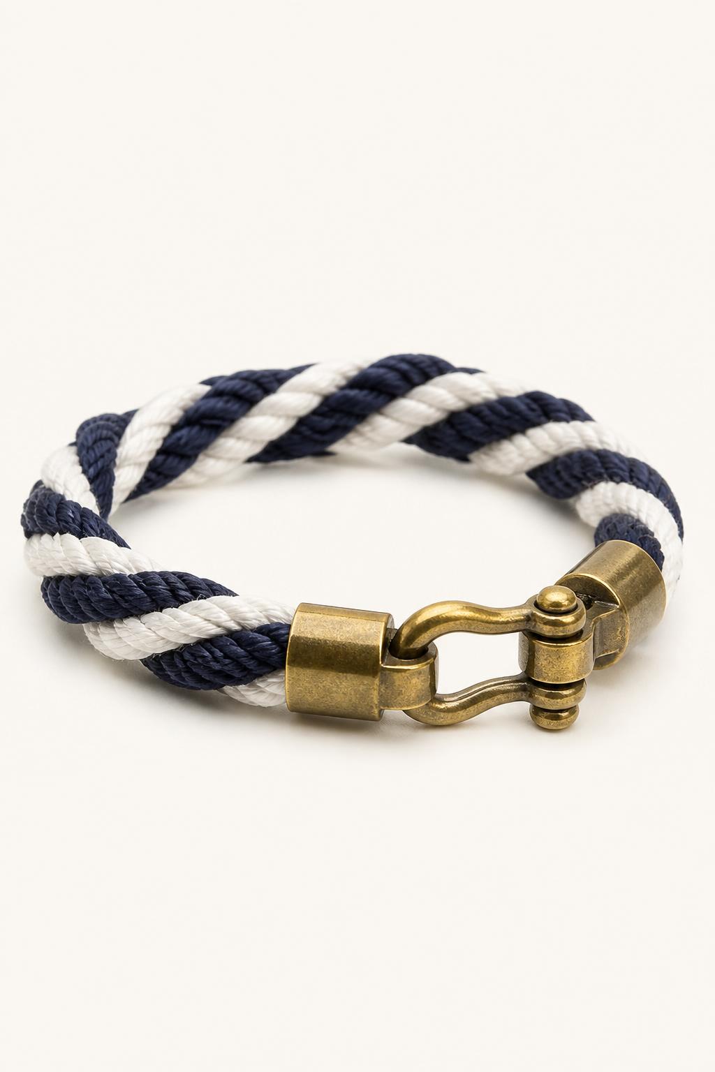 Braided Cotton Rope Bracelet detail view