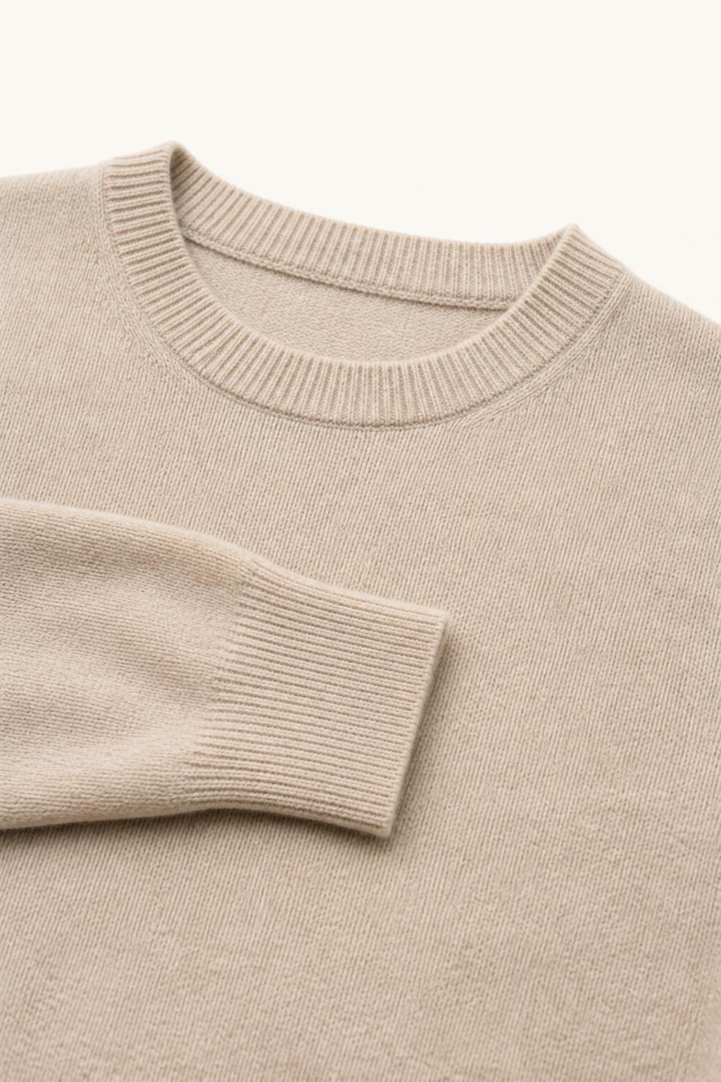 Cashmere Lightweight Sweater detail view