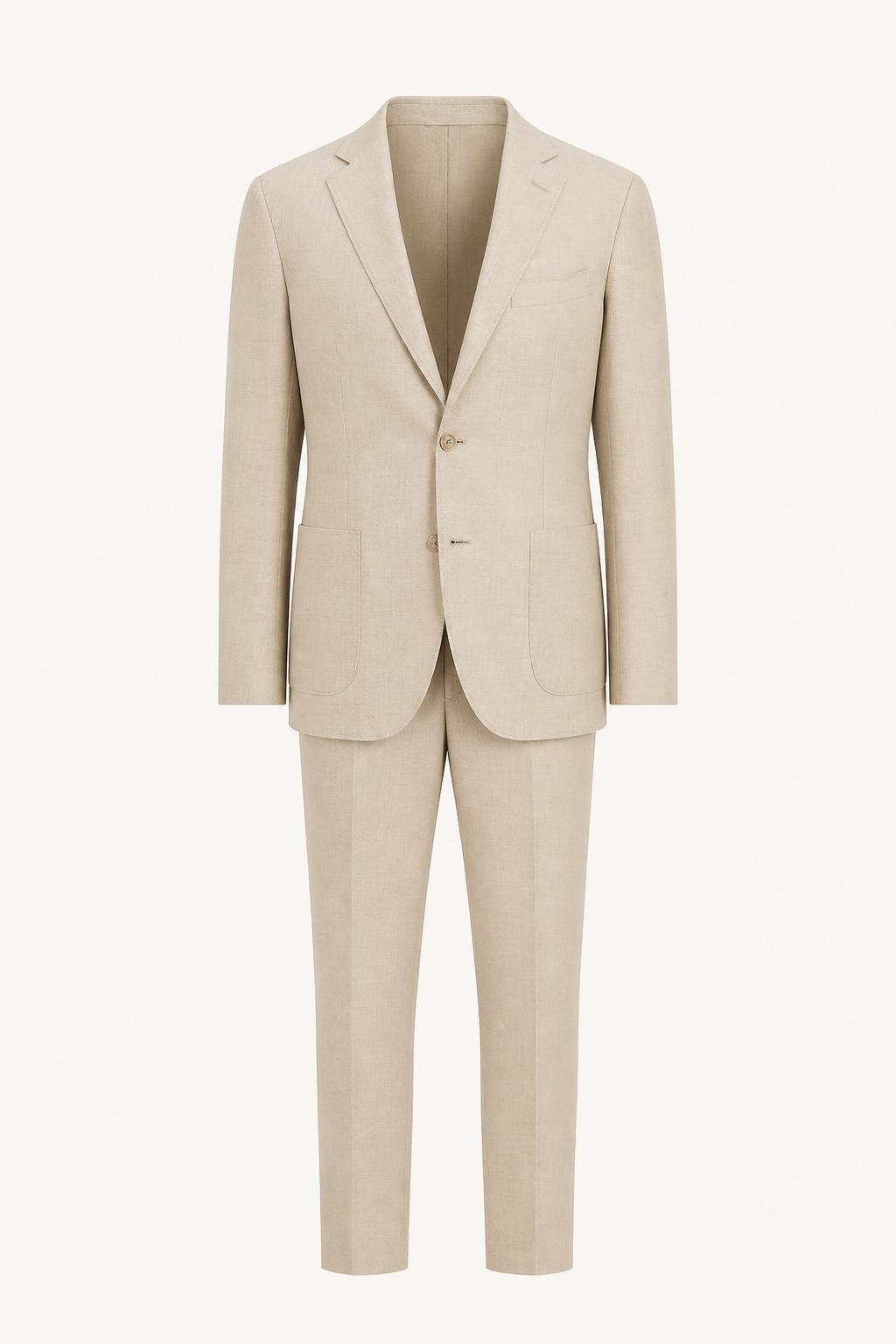 Cotton-Linen Suit (2-piece) front view
