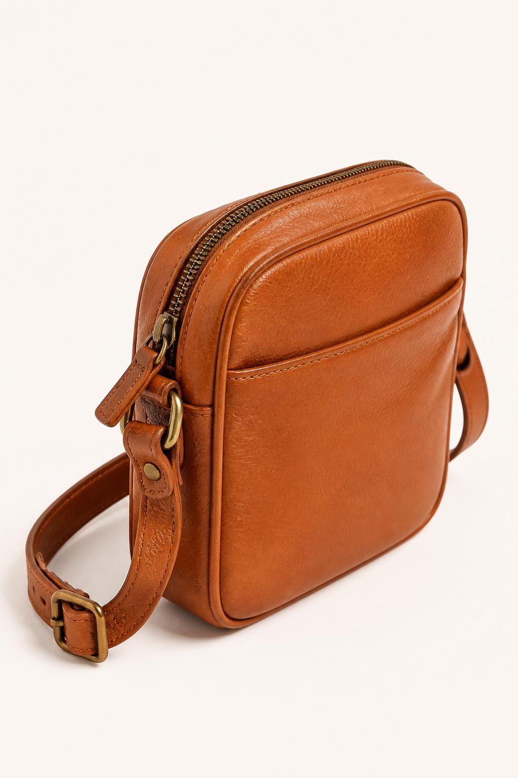 Leather Crossbody Bag detail view