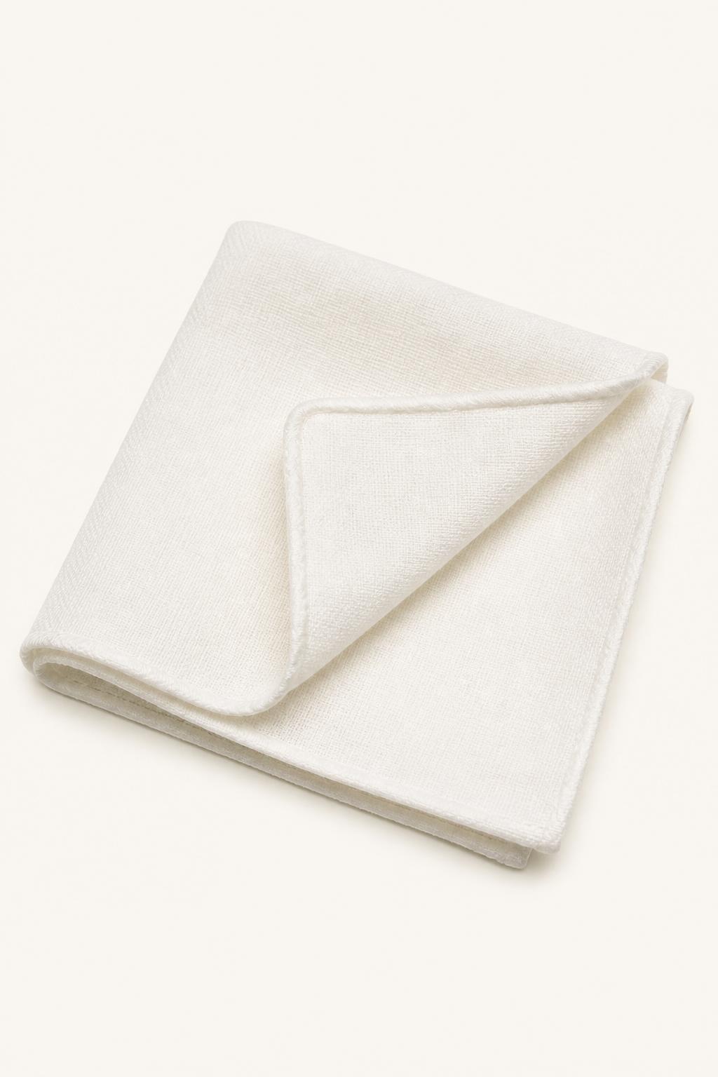 Linen Pocket Square detail view