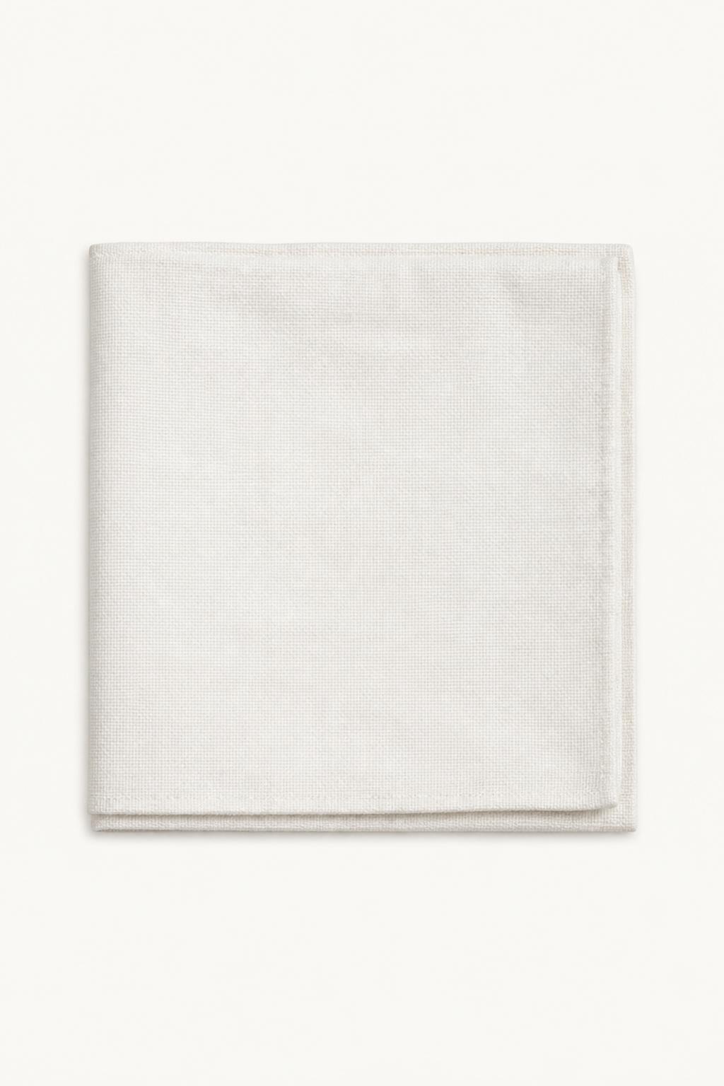 Linen Pocket Square front view