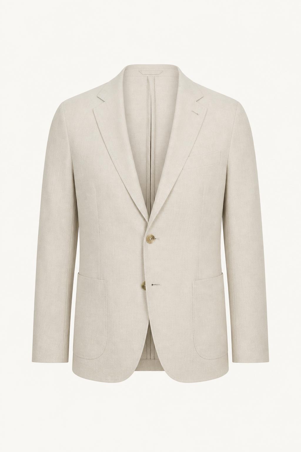 Linen Suit Jacket front view