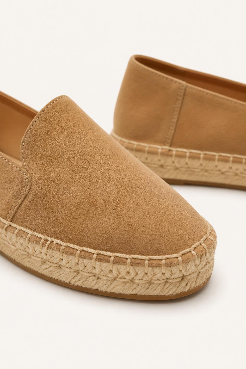 Suede Espadrilles detail view