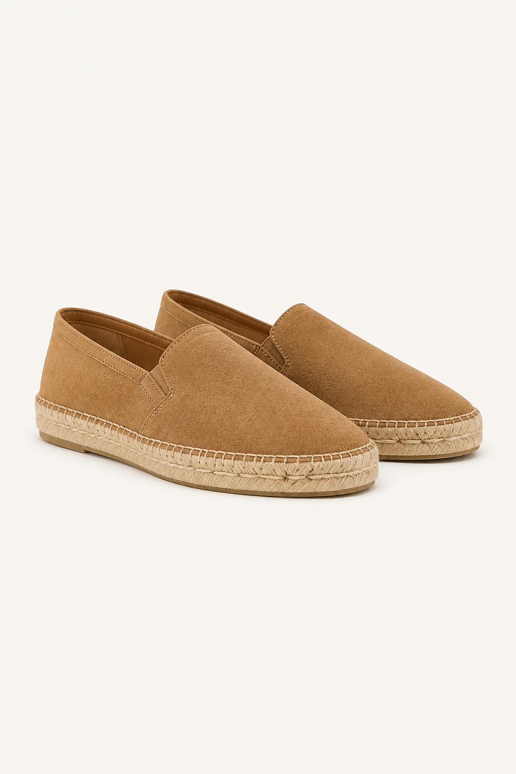 Suede Espadrilles front view