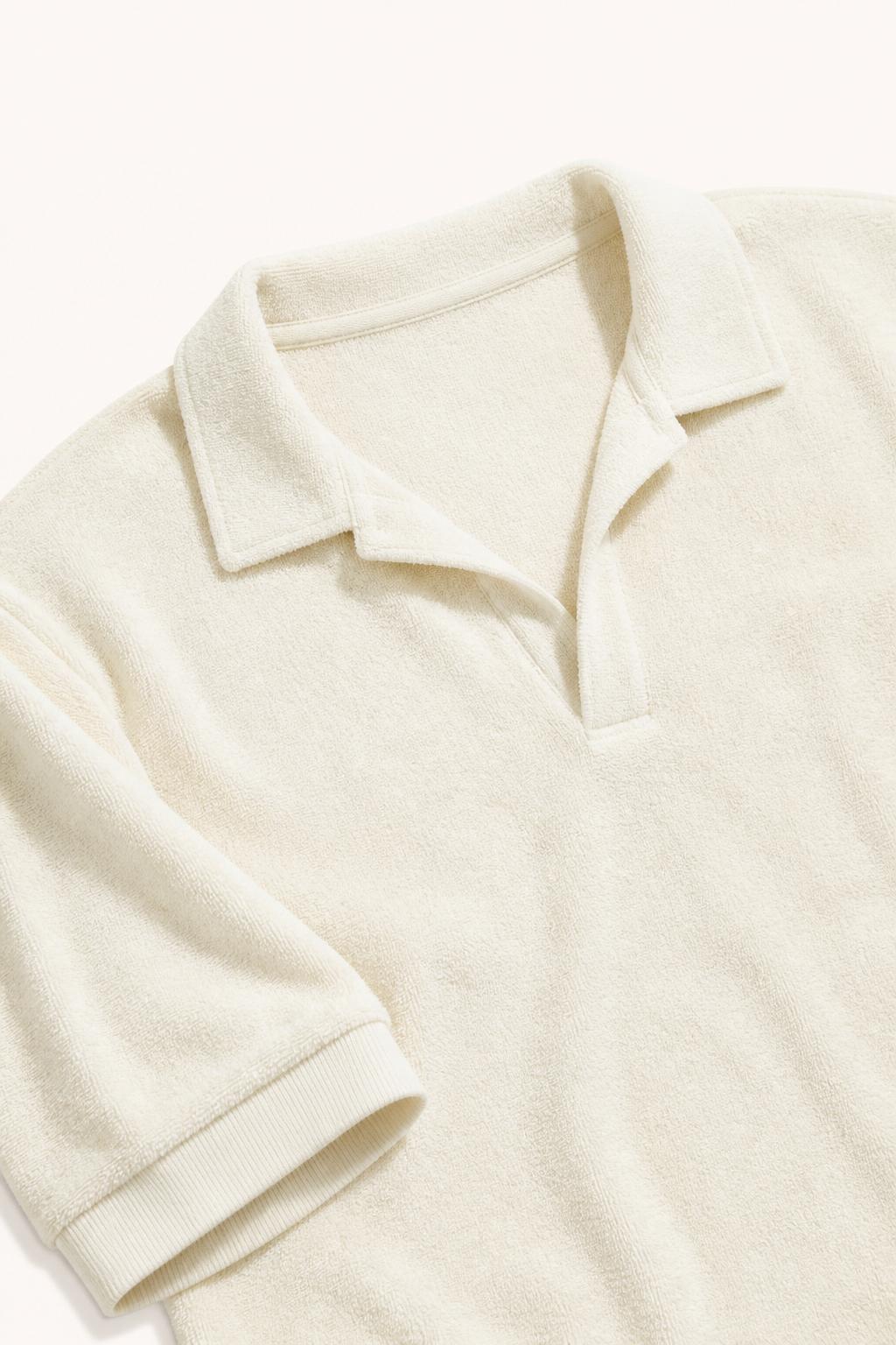 Terry Cloth Polo detail view