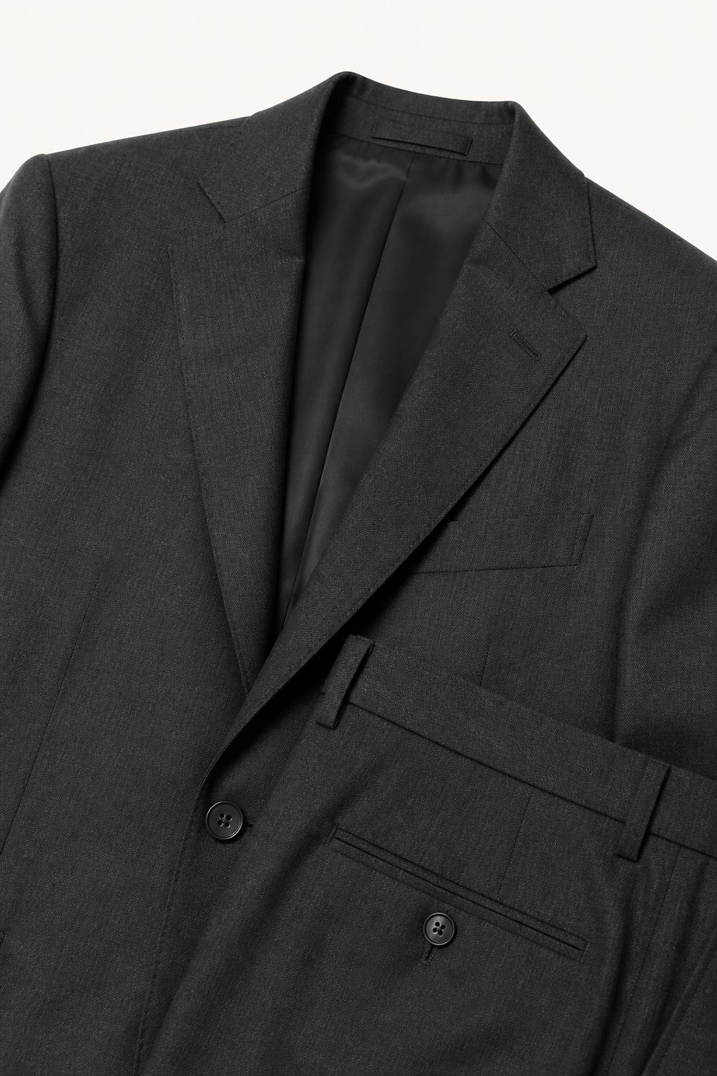Wool-Silk Blend Travel Suit (2-piece) detail view