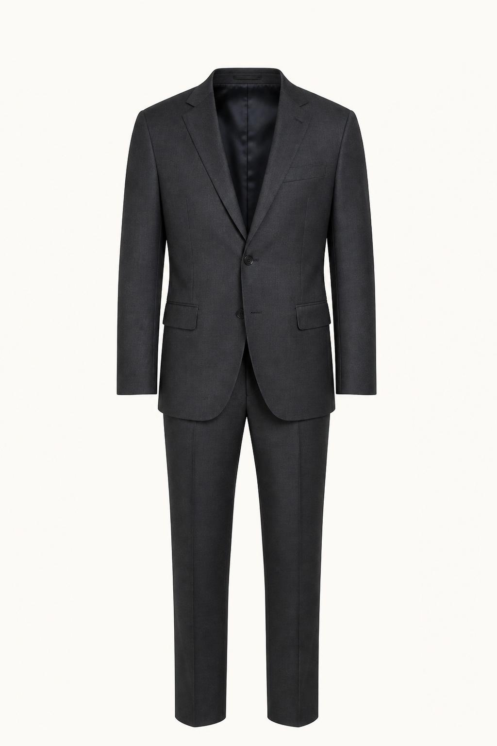 Wool-Silk Blend Travel Suit (2-piece) front view